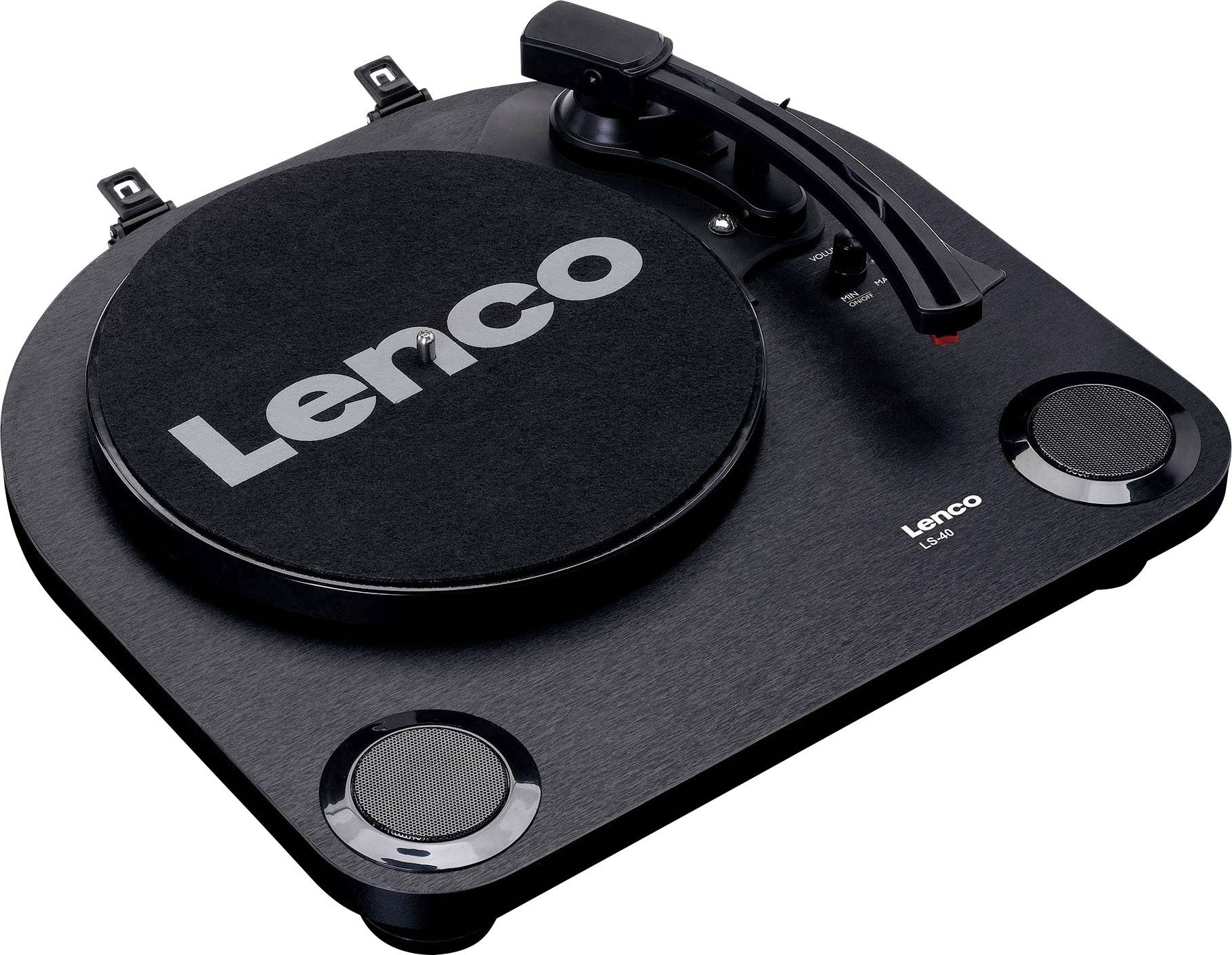 Lenco LS-40 Plattenspieler Riemenantrieb Schwarz