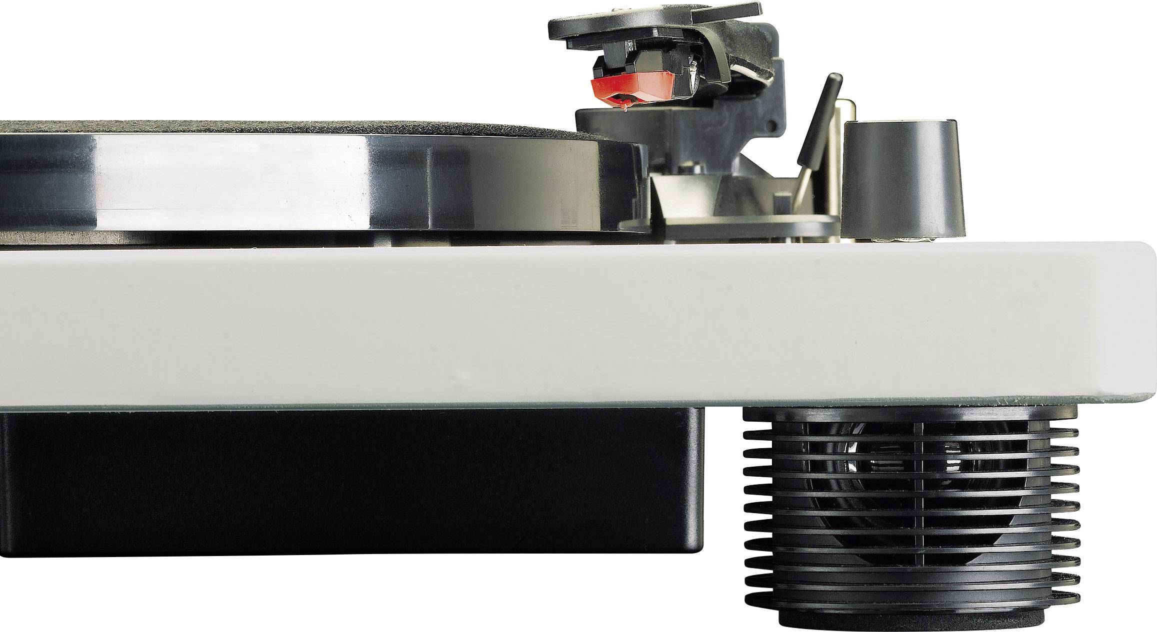 Lenco LS-50 USB-Plattenspieler Riemenantrieb Grau