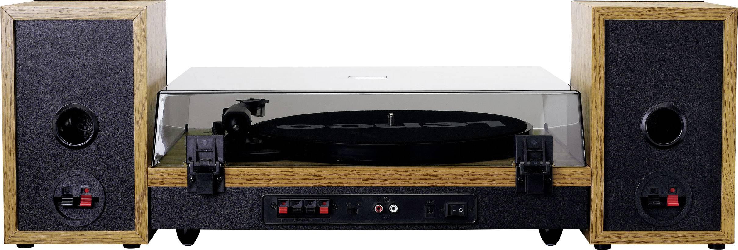 Lenco LS-300 - Audiosystem - 2 x 10 Watt - Holz - 438x350x152mm - MDF