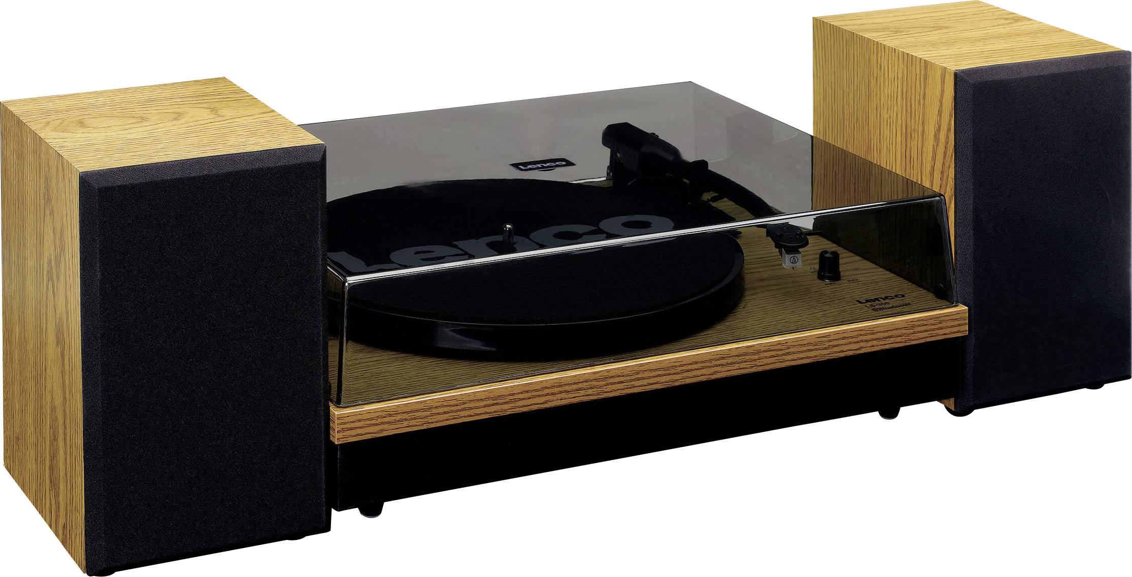 Lenco LS-300 - Audiosystem - 2 x 10 Watt - Holz - 438x350x152mm - MDF