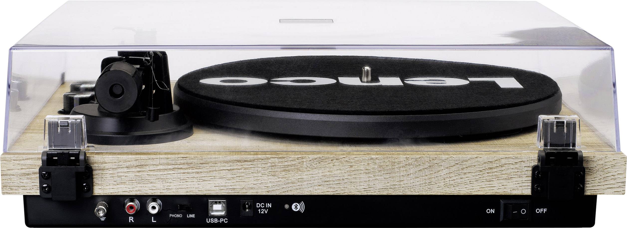 Lenco LBT-188 USB-Plattenspieler Riemenantrieb Kiefer