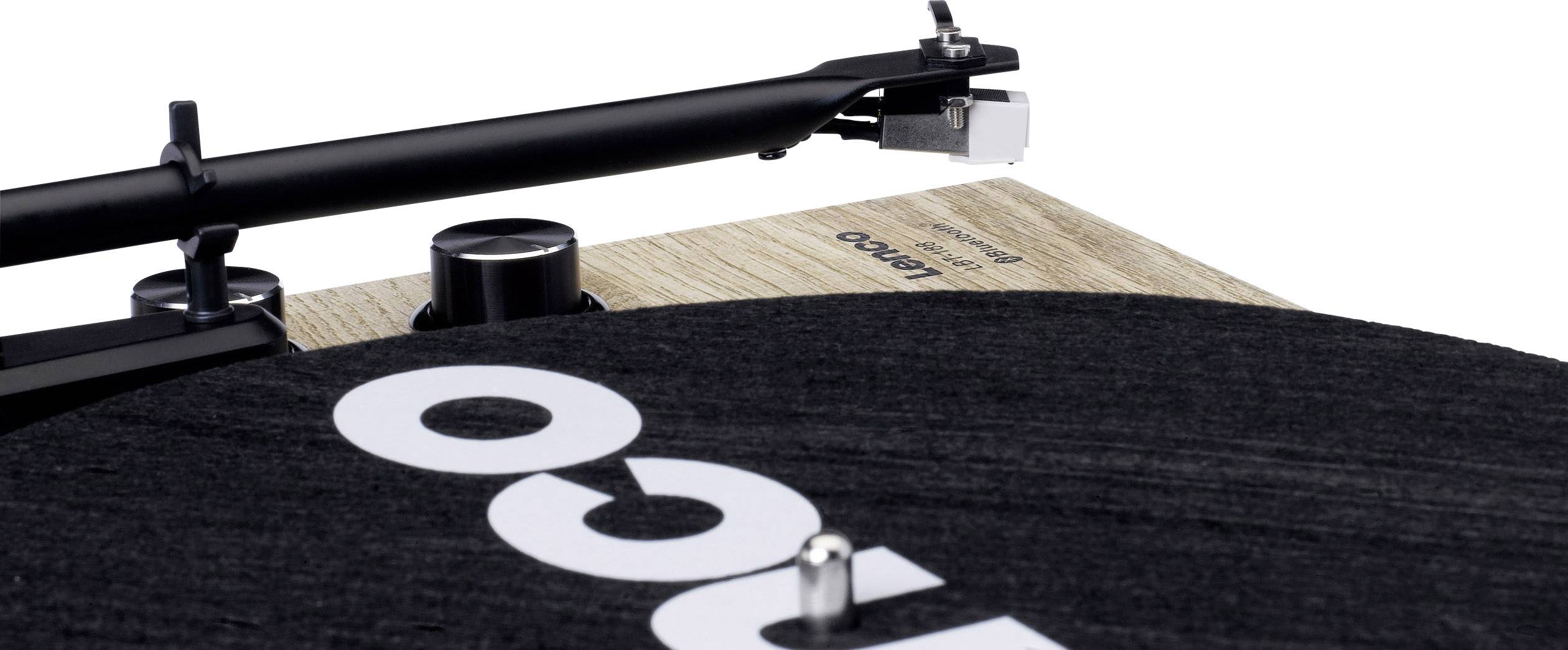 Lenco LBT-188 USB-Plattenspieler Riemenantrieb Kiefer