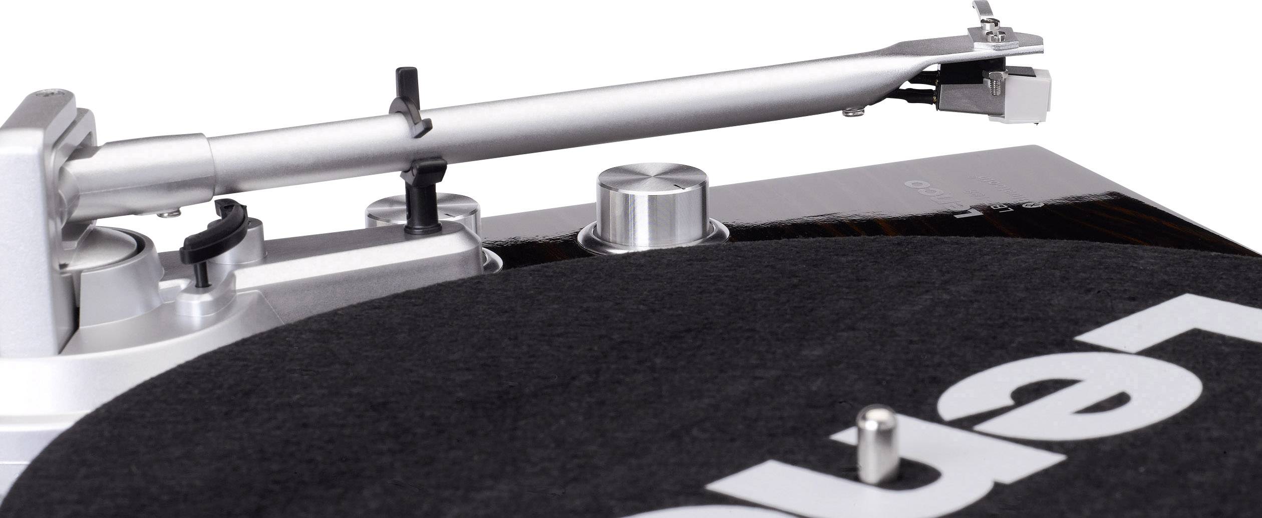 Lenco LBT-188 USB-Plattenspieler Riemenantrieb Walnuss