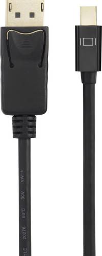 Renkforce Mini-DisplayPort / DisplayPort Adapterkabel Mini DisplayPort Stecker, DisplayPort Stecker