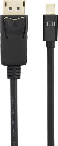 Renkforce Mini-DisplayPort / DisplayPort Adapterkabel Mini DisplayPort Stecker, DisplayPort Stecker
