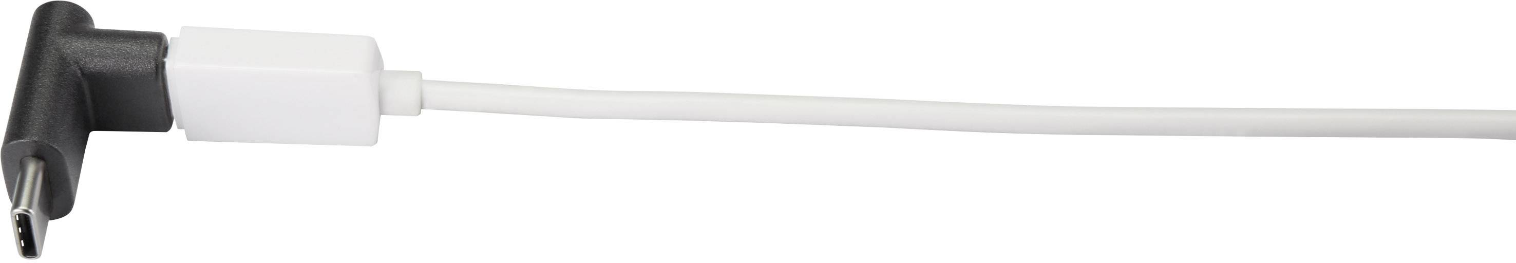 Renkforce USB 3.1 (Gen 2) Adapter [1x USB-C™ Stecker - 1x USB-C™ Buchse] 90° nach oben gewinkelt