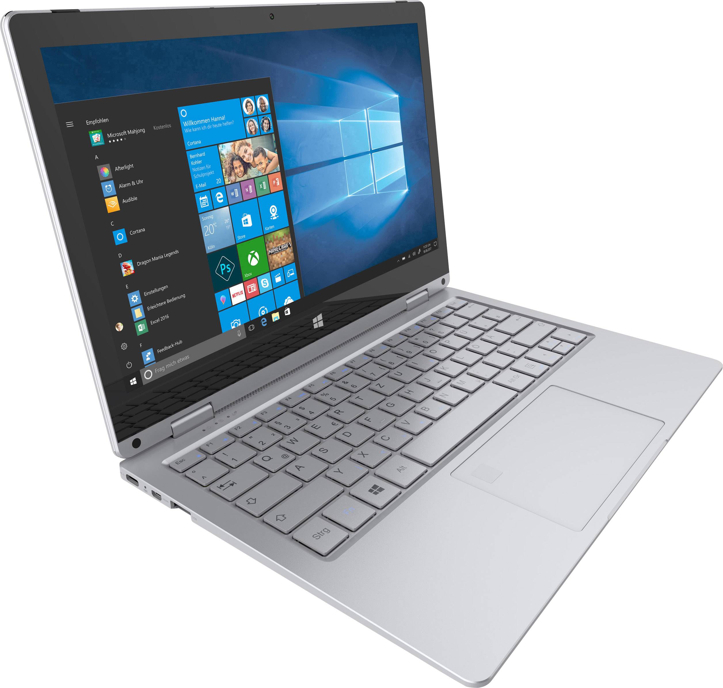 TrekStor® WiFi Silber Windows®-Tablet / 2-in-1 29.5 cm (11.6 Zoll) 1.1 GHz Intel® Celeron® Windows® 10 1920 x 1080 Pixel