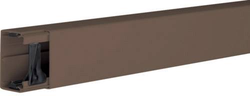 Brauner Türdichtungseinsatz mit flexiblem Dichtungsprofil, geeignet für die Montage an Türunterseiten zum Schutz vor Zugluft und Lärm.