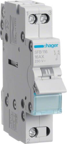 Hager SFB116 Group Switch Grey 16A 230V EN60669-1/669-2-4 IP2x VDE