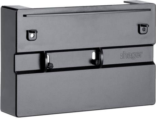 Hager HAGER Plombierdeckel KJ05Z für KJ30S Abdeckung Schwarz 1 St.