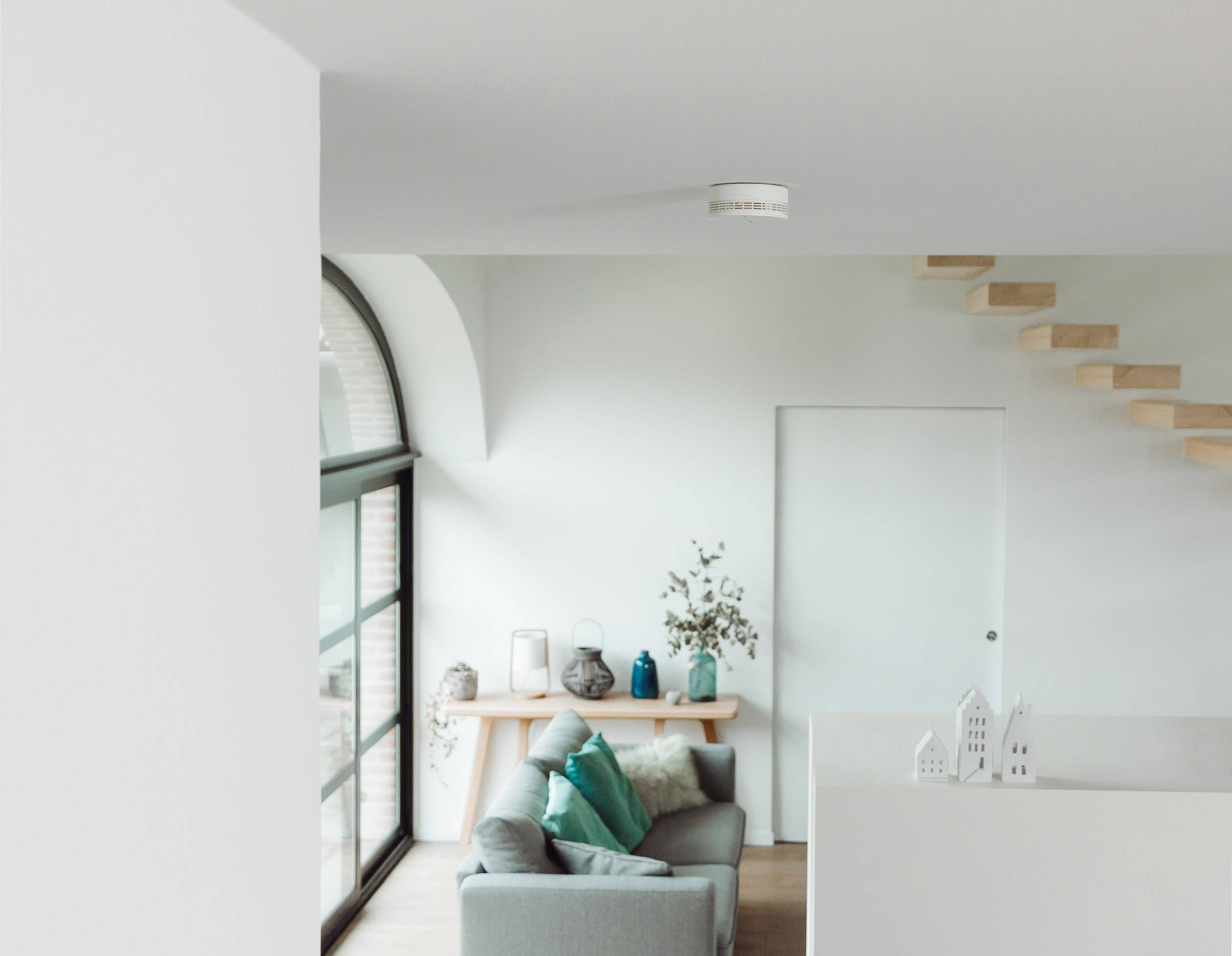 Netatmo Funk-Rauchwarnmelder inkl. 10 Jahres-Batterie batteriebetrieben (Ø x T) 115 mm x 44 mm