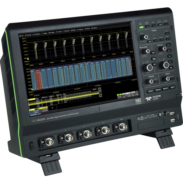 Teledyne LeCroy HDO4024A Digital-Oszilloskop 200 MHz 10 GSa/s 12.5 Mpts 12 Bit 1 St. Teledyne LeCroy HDO4024A Digital-Oszilloskop 200 MHz 10 GSa/s 12.5 Mpts 12 Bit 1 St.