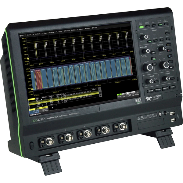 Teledyne LeCroy HDO4034A Digital-Oszilloskop 350 MHz 10 GSa/s 12.5 Mpts 12 Bit 1 St. Teledyne LeCroy HDO4034A Digital-Oszilloskop 350 MHz 10 GSa/s 12.5 Mpts 12 Bit 1 St.