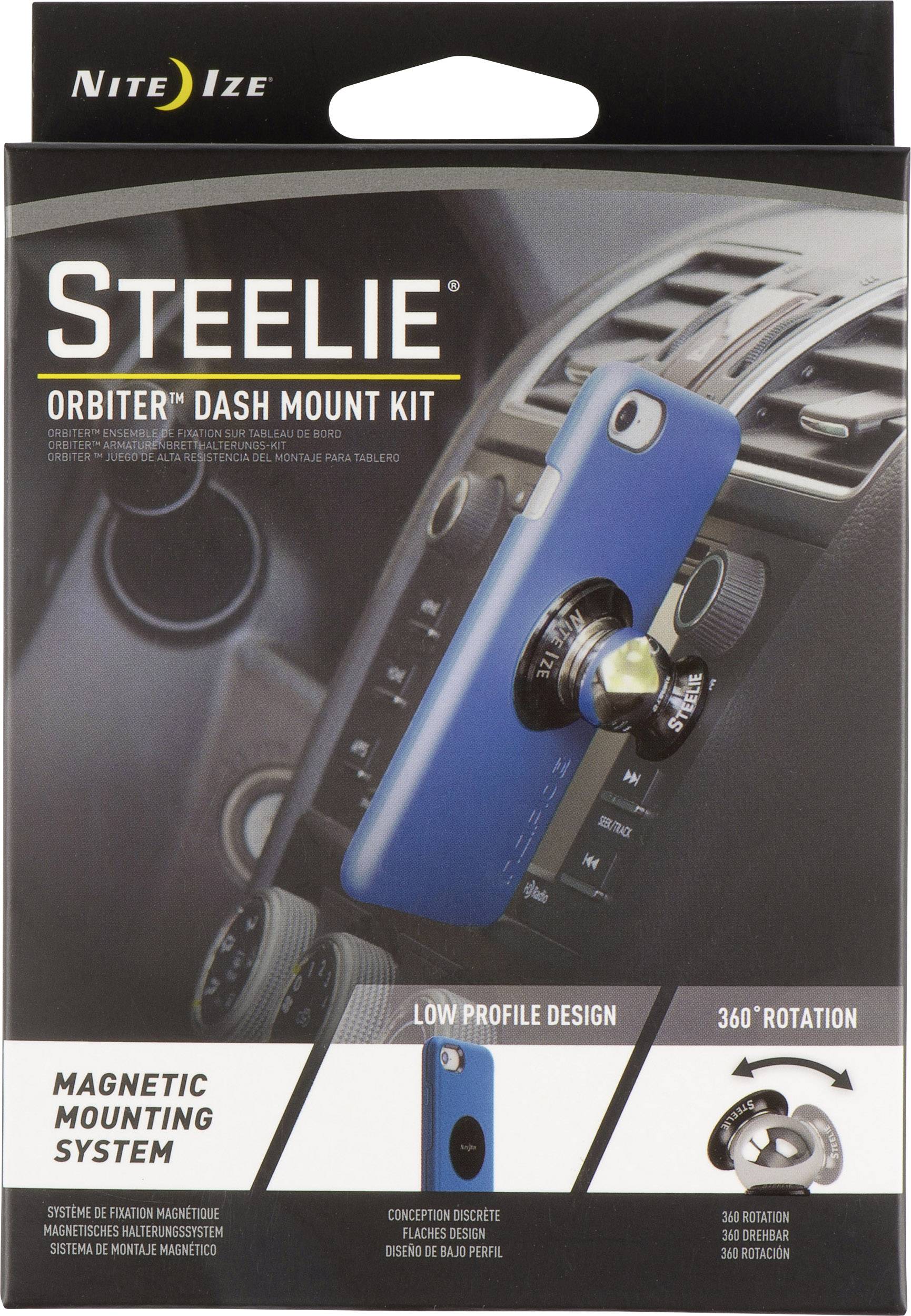 NITE Ize Steelie Orbiter Dash Mount Kit Klebepad Handy-Kfz-Halterung