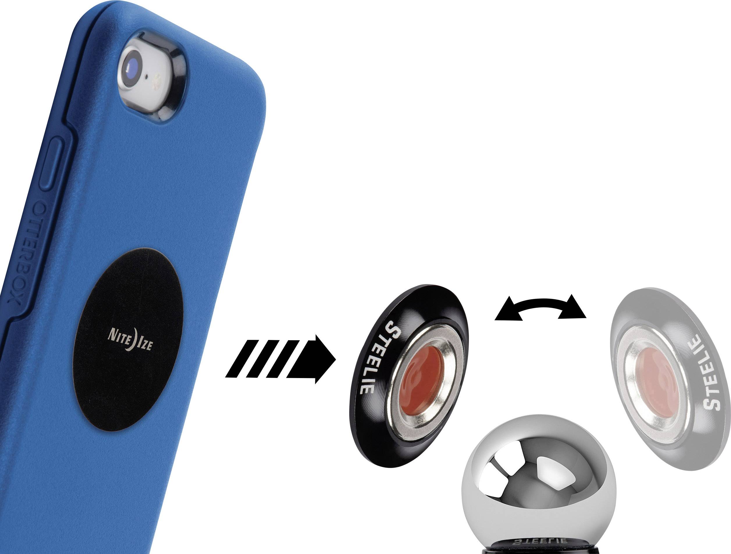 NITE Ize Steelie Orbiter Dash Mount Kit Klebepad Handy-Kfz-Halterung