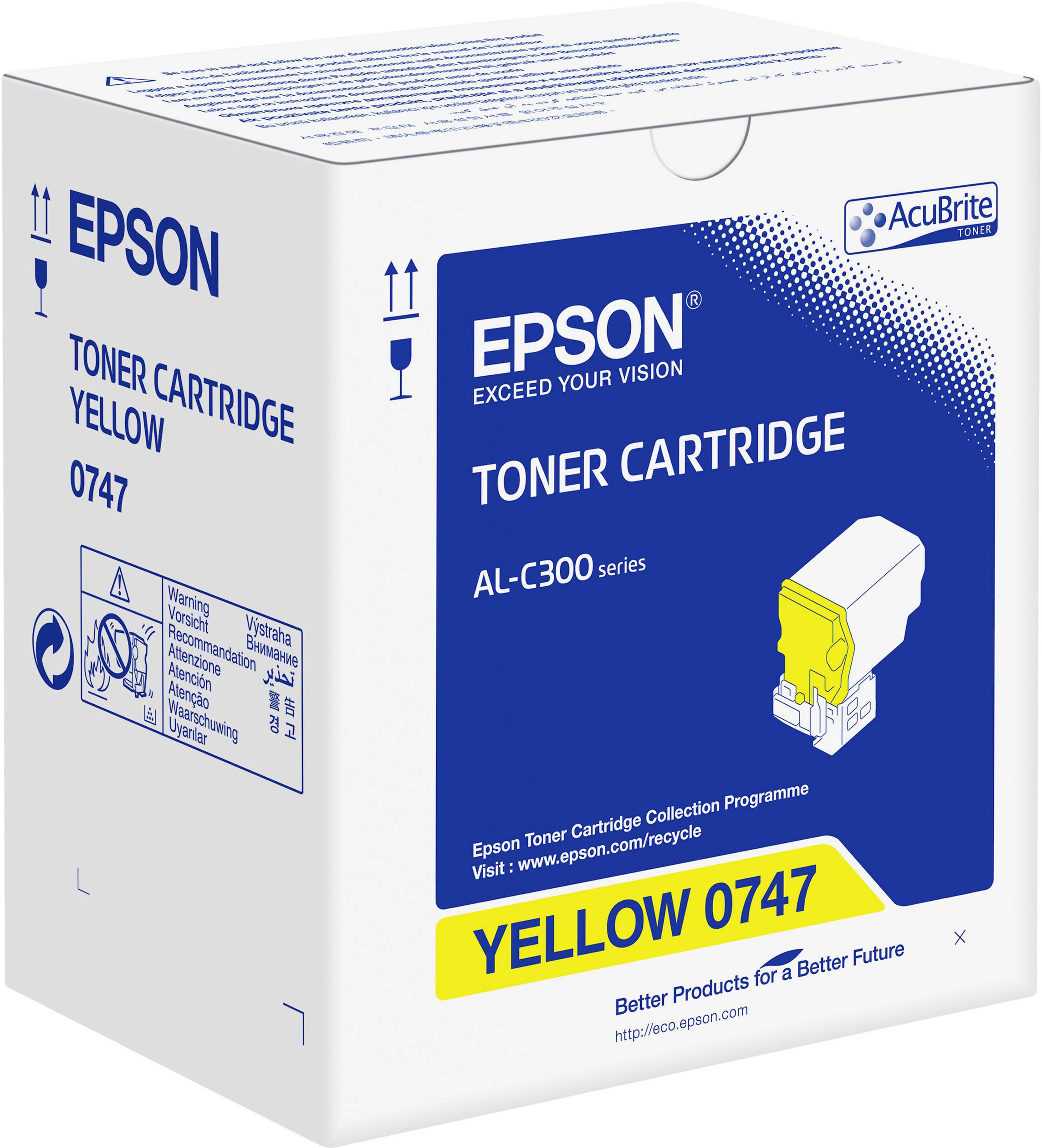 Epson Toner 0747 Original Gelb 8800 Seiten C13S050747