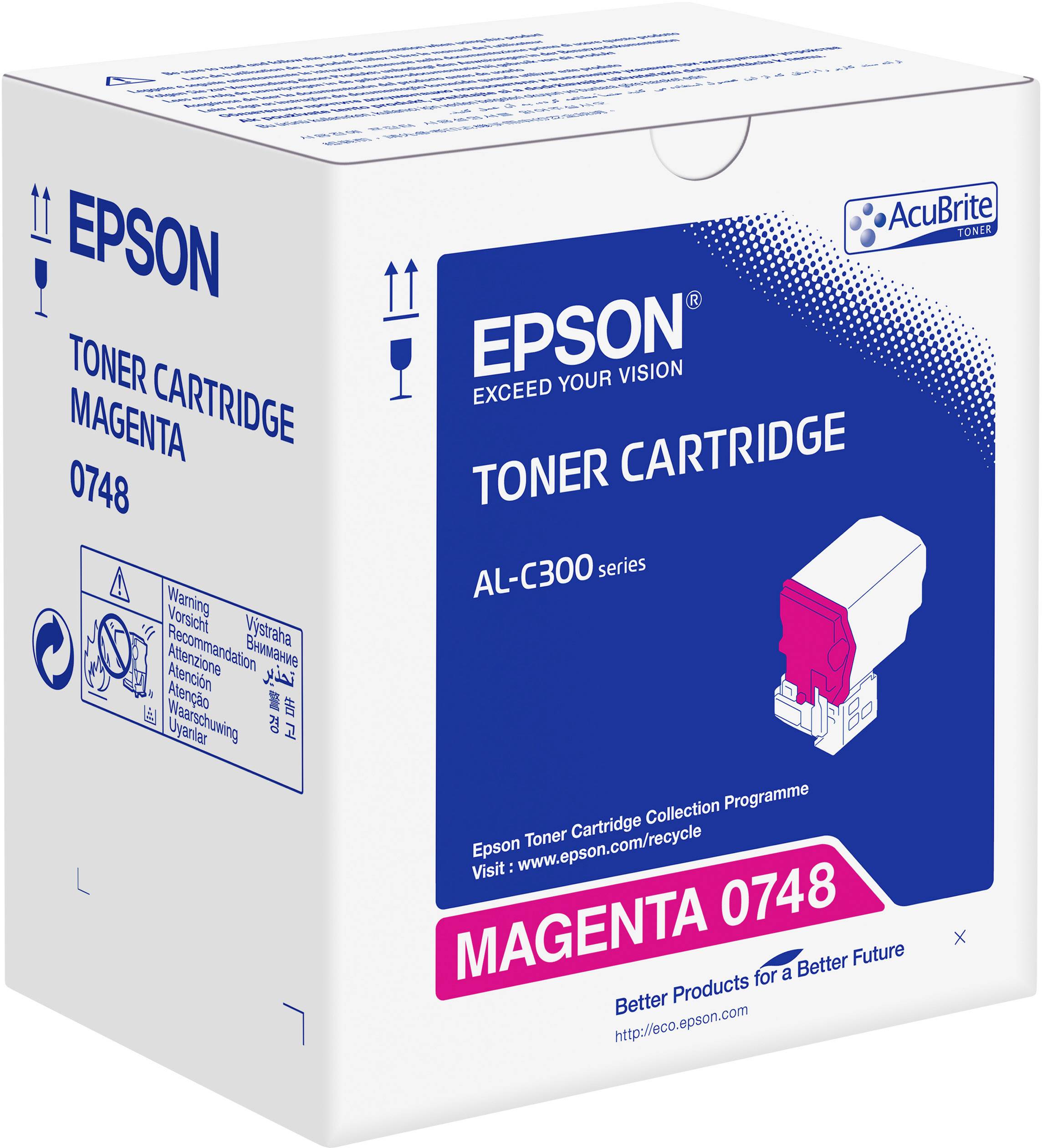 Epson Toner 0748 Original Magenta 8800 Seiten C13S050748