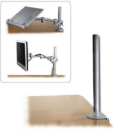 LINDY LINDY Tischhalterung 450mm Modular Monitor-Tischhalterung 1 Display(s) Silber