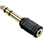 LINDY 35620 Klinke Audio Adapter [1x Klinkenstecker 6.35mm - 1x Klinkenbuchse 3.5 mm] Schwarz