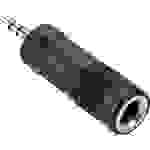 LINDY 35621 Klinke Audio Adapter [1x Klinkenstecker 3.5mm - 1x Klinkenbuchse 6.35 mm] Schwarz