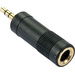 LINDY 35621 Klinke Audio Adapter [1x Klinkenstecker 3.5mm - 1x Klinkenbuchse 6.35 mm] Schwarz