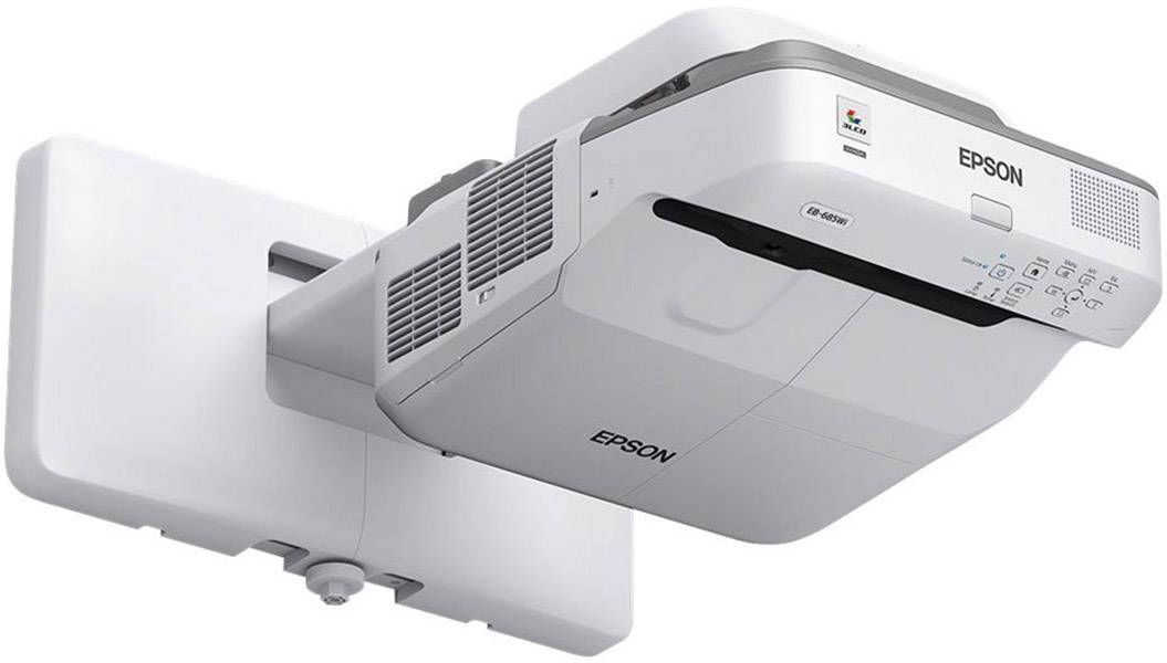 Epson Beamer EB-685Wi LCD 3500 ANSI-Lumen 1280 x 800 WXGA Kurzdistanz, HD ready, 2 VGA Eingänge, WLAN, mit Fernbedienung