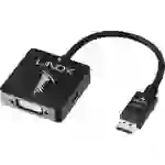 LINDY 41028 DisplayPort / HDMI / VGA / DVI Konverter [1x DisplayPort Stecker - 3x HDMI-Buchse, VGA- LINDY 41028 DisplayPort / HDMI / VGA / DVI Konverter [1x DisplayPort Stecker - 3x HDMI-Buchse, VGA-