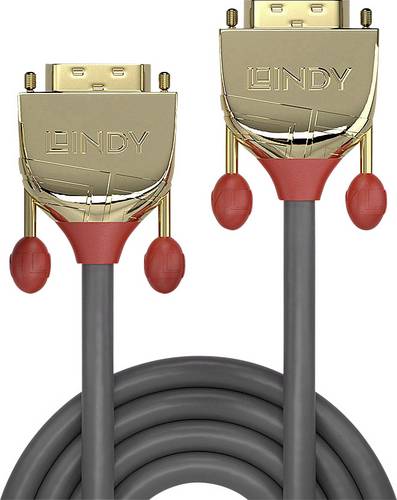 LINDY -  10m DVI-D Dual Link Kabel, Line, Gold