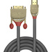 LINDY HDMI / DVI Adapterkabel HDMI-A Stecker, DVI-D 18+1pol. Stecker 10.00m Grau 36198 HDMI-Kabel
