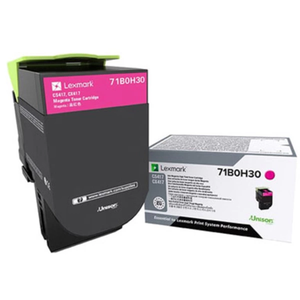 Lexmark Toner CS417 CX417 Original Magenta 3500 Seiten 71B0H30 Lexmark Toner CS417 CX417 Original Magenta 3500 Seiten 71B0H30