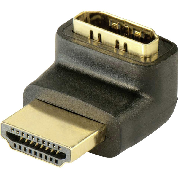 LINDY 41086 HDMI Adapter [1x HDMI-Buchse - 1x HDMI-Stecker] Schwarz