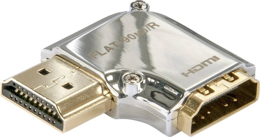LINDY 41507 HDMI Adapter [1x HDMI-Buchse - 1x HDMI-Stecker] Chrom