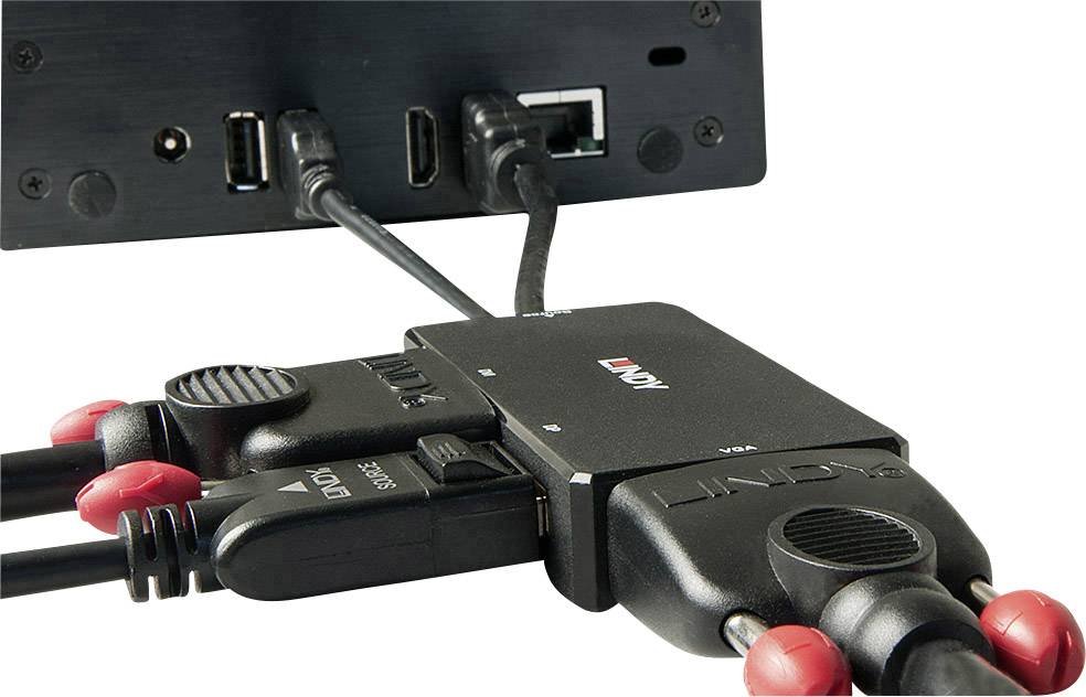 LINDY Monitor Konverter [HDMI - DisplayPort, DVI, VGA]