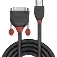 LINDY HDMI / DVI Adapterkabel HDMI-A Stecker, DVI-D 18+1pol. Stecker 1.00m Schwarz 36271 HDMI-Kabel LINDY HDMI / DVI Adapterkabel HDMI-A Stecker, DVI-D 18+1pol. Stecker 1.00m Schwarz 36271 HDMI-Kabel