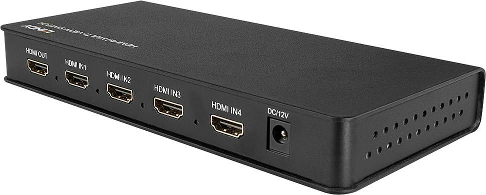 LINDY LINDY 4 Port HDMI Multi-View Switch 4 Port HDMI-Switch 1920 x 1080 Pixel