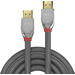 LINDY HDMI Anschlusskabel HDMI-A Stecker, HDMI-A Stecker 7.50m Grau 37875 HDMI-Kabel