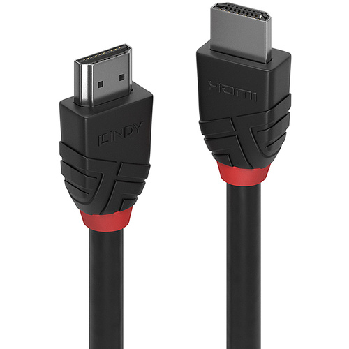 LINDY HDMI Anschlusskabel HDMI-A Stecker, HDMI-A Stecker 5.00m Schwarz 36474 HDMI-Kabel