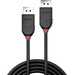 LINDY DisplayPort Anschlusskabel DisplayPort Stecker, DisplayPort Stecker 0.50m Schwarz 36490 DisplayPort-Kabel