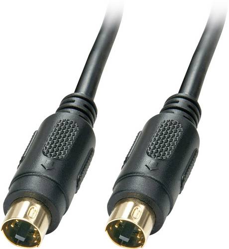 LINDY S-Video Video Anschlusskabel [1x S-Video-Stecker - 1x S-Video-Stecker] 10.00m Schwarz