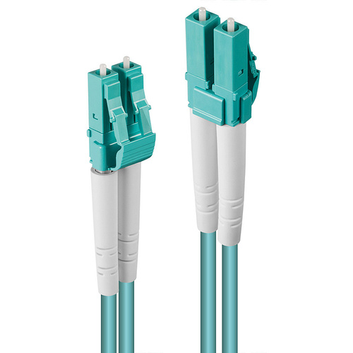 LINDY 46404 fibre optique FO Câble de raccordement [1x LC mâle - 1x LC mâle] 50/125 µ Multimode OM3 100.00 m