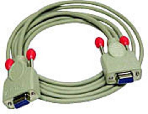 Seriell Anschlusskabel [1x D-SUB-Buchse 9pol. - 1x D-SUB-Buchse 9pol.] 10.00m Weiß