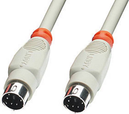 LINDY PS/2 Tastatur/Maus Anschlusskabel [1x PS/2-Stecker - 1x PS/2-Stecker] 10.00m Grau