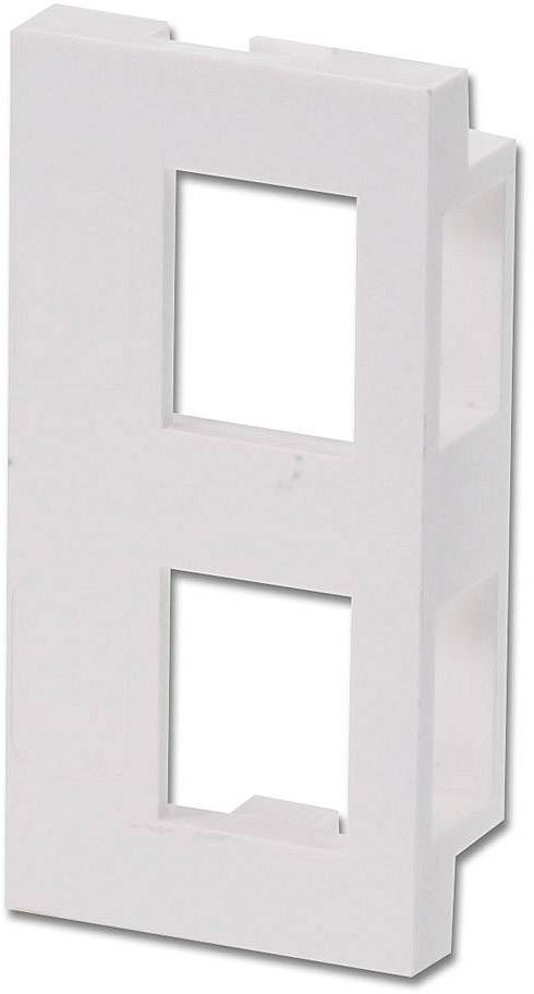 LINDY Snap-In-Modul - 2 Keystone Keystone-Halterung 2-fach Weiß