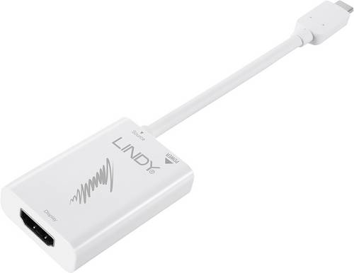 LINDY USB-C / HDMI Konverter [1x USB-C™ Stecker - 1x HDMI-Buchse] Weiß