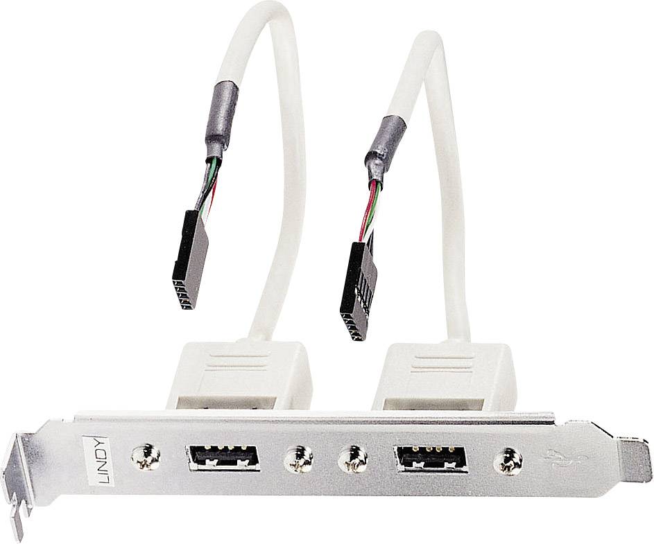 LINDY USB 2.0 Adapter LINDY USB-Slotblech Adapter 20.00 cm