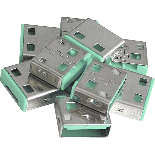 LINDY USB-A Port Schloss USB-Lock 10er Set Grün ohne Schlüssel 40461 LINDY USB-A Port Schloss USB-Lock 10er Set Grün ohne Schlüssel 40461
