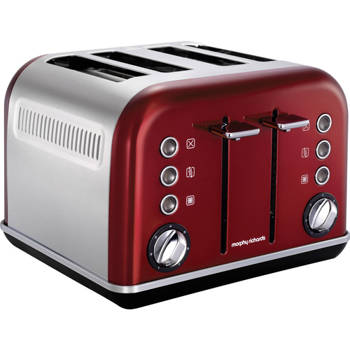 Morphy Richards Accents Toaster kabelgebunden Rot