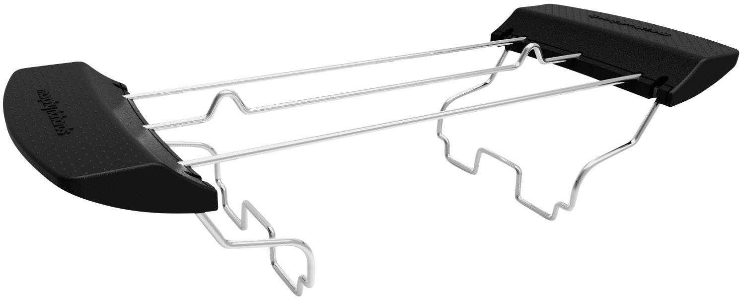 Morphy Richards Brötchenaufsatz Silber, Schwarz, Rot