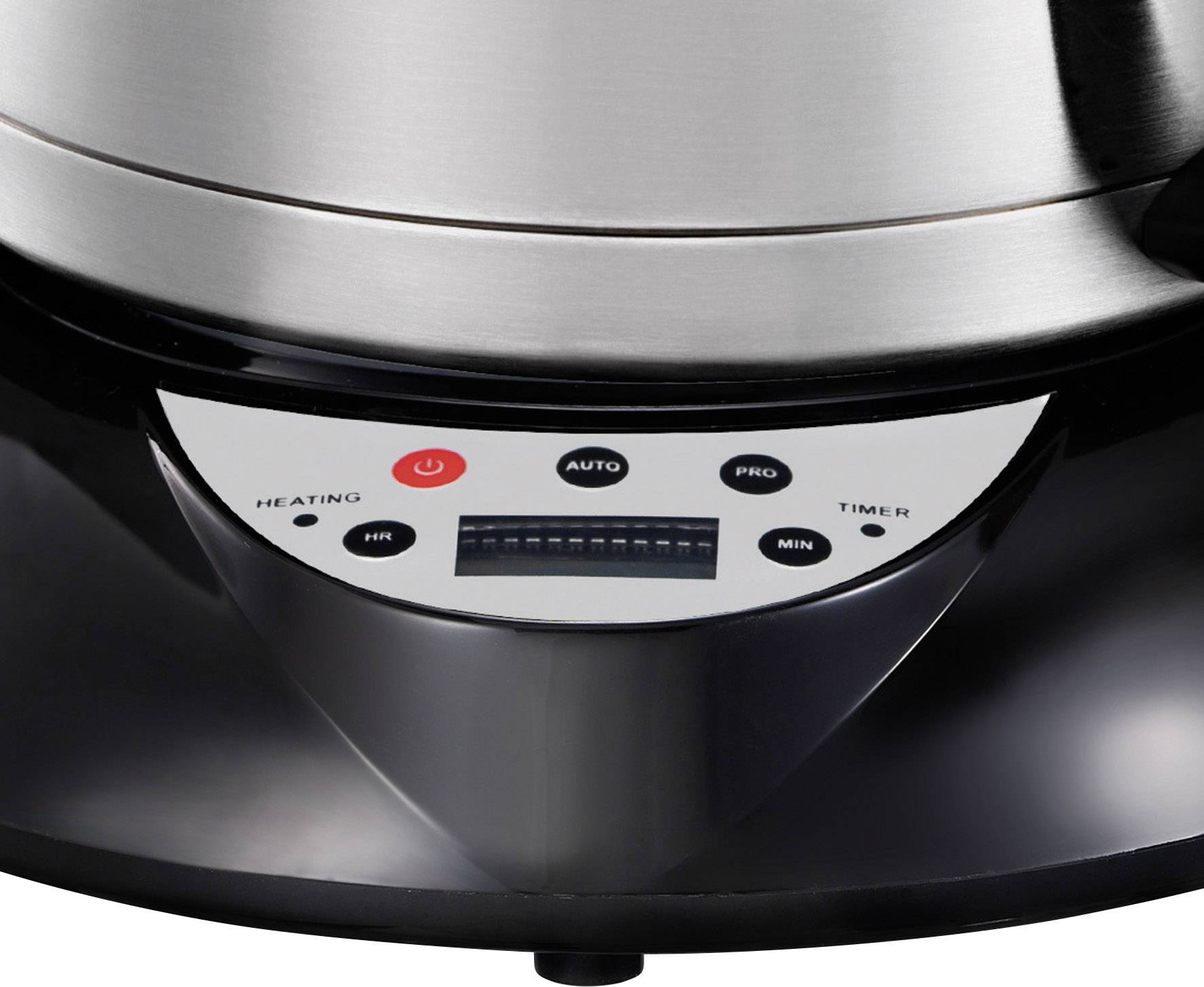 Morphy Richards Accents Kaffeemaschine Edelstahl (gebürstet) Isolierkanne, Warmhaltefunktion, Timerfunktion, Display