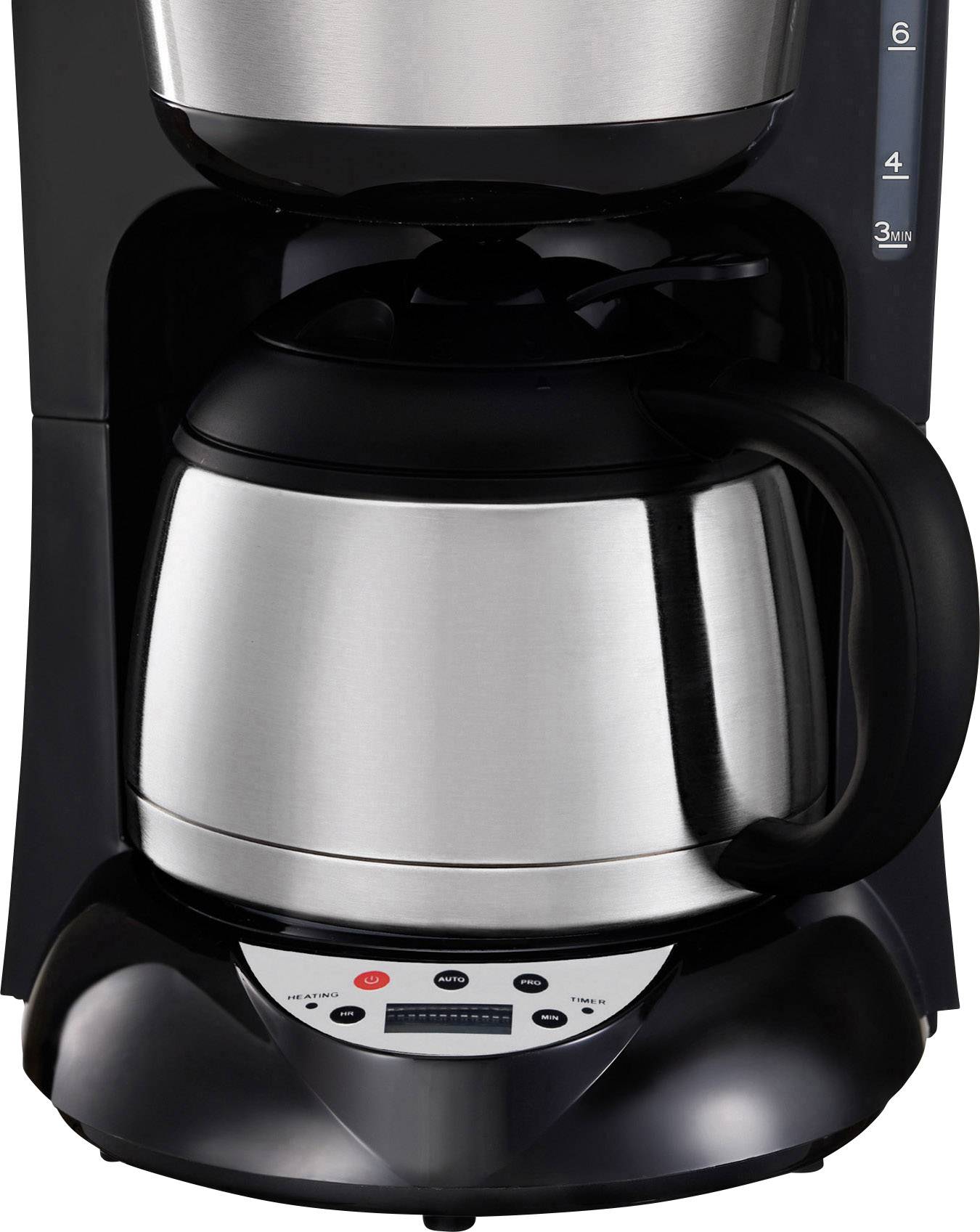 Morphy Richards Accents Kaffeemaschine Edelstahl (gebürstet) Isolierkanne, Warmhaltefunktion, Timerfunktion, Display